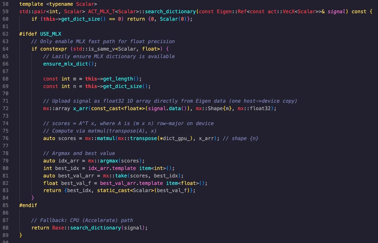 Apple MLX 라이브러리의 크로스 플랫폼 애플리케이션
