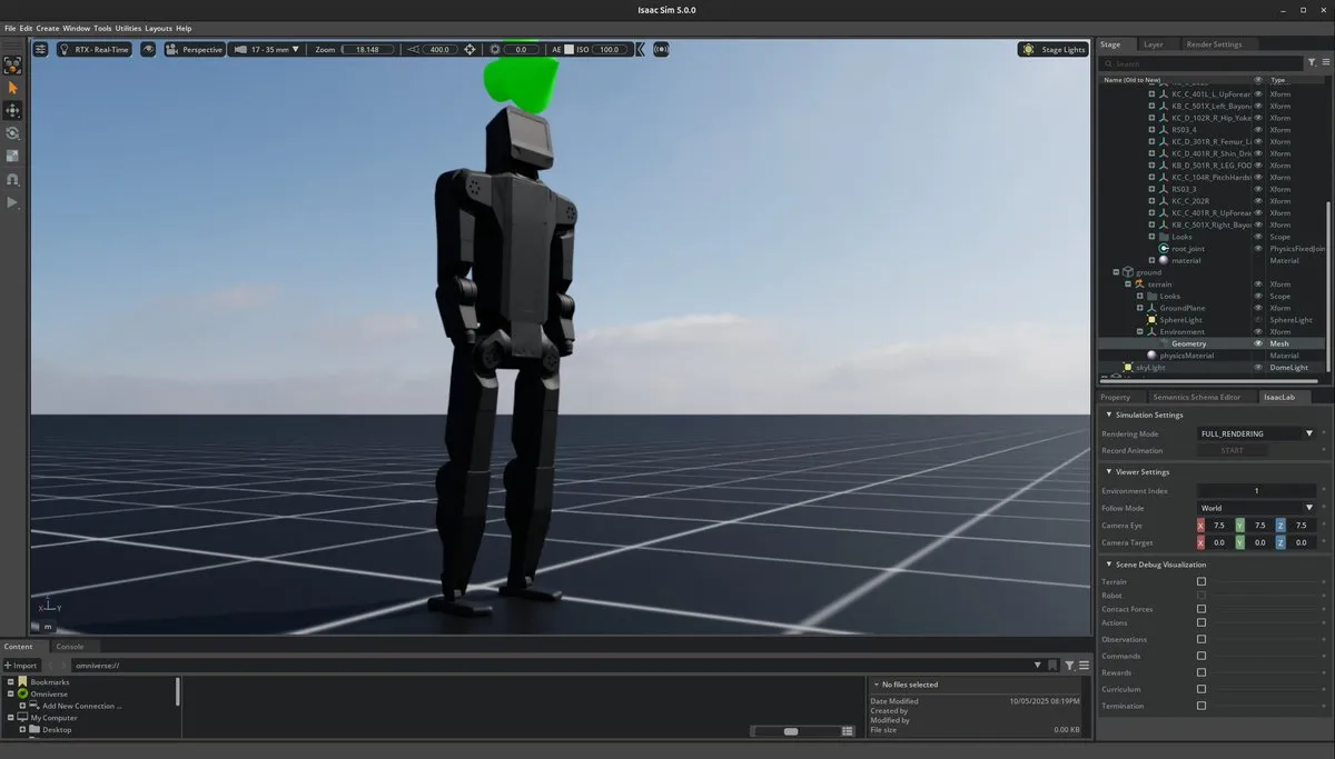 K-botのOmniverseでの戦略訓練