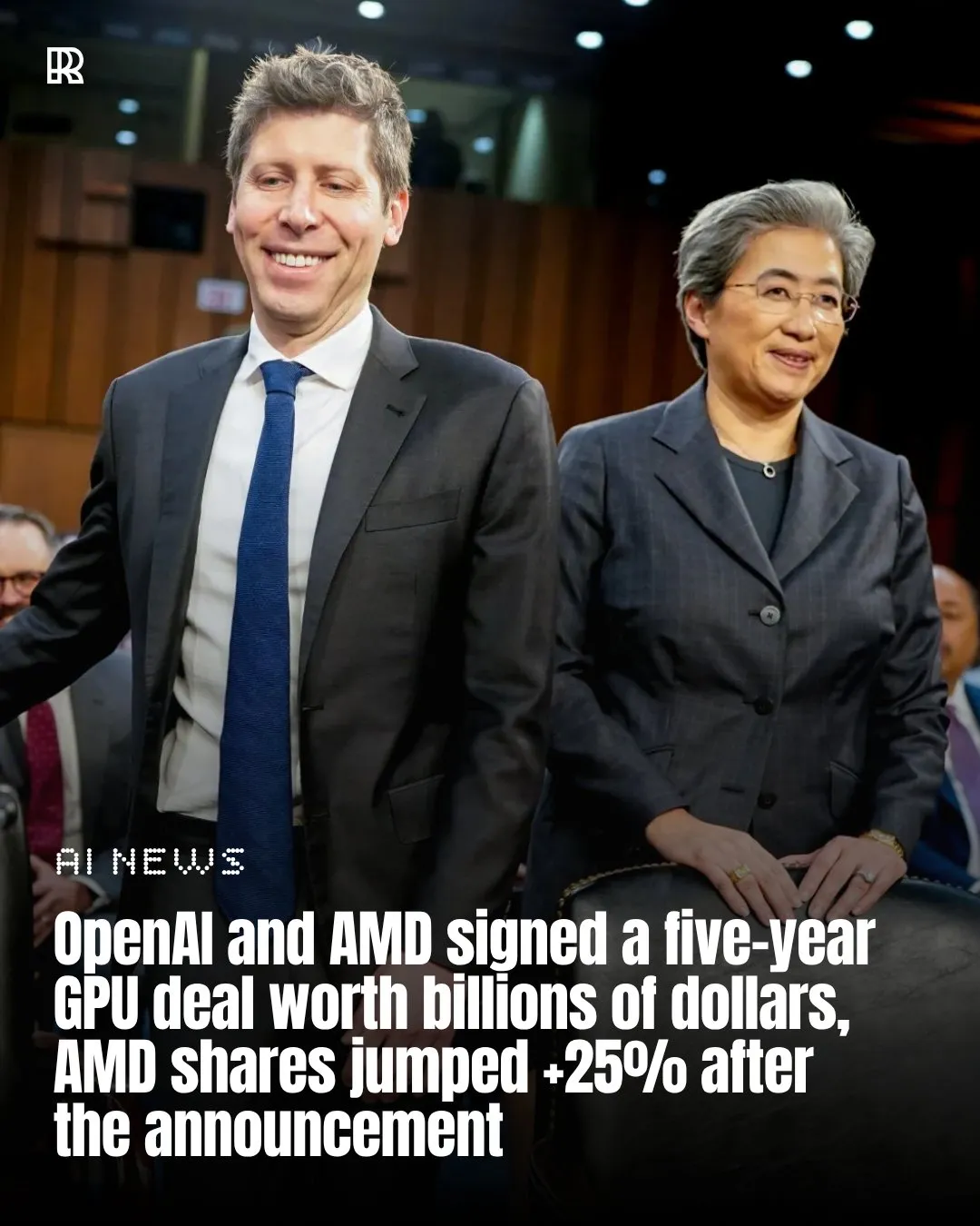 OpenAI与AMD达成百亿级芯片合作