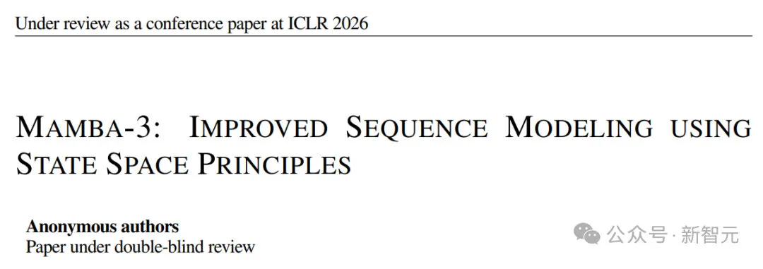 Mamba3架构发布,LLM实现更快、更长上下文和更可扩展性