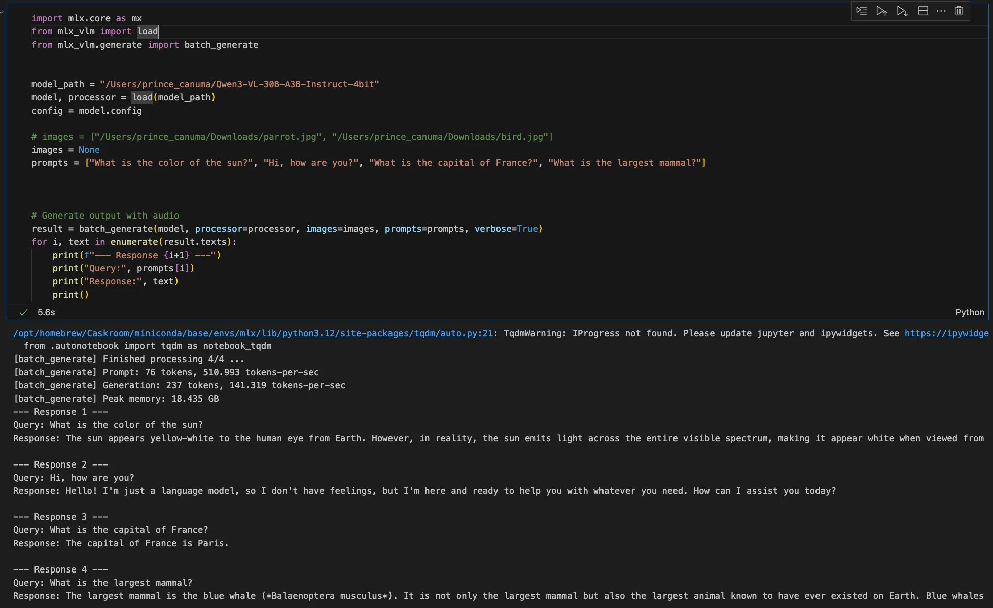 MLX-VLM新版本即将发布,Qwen Image支持MFLUX框架