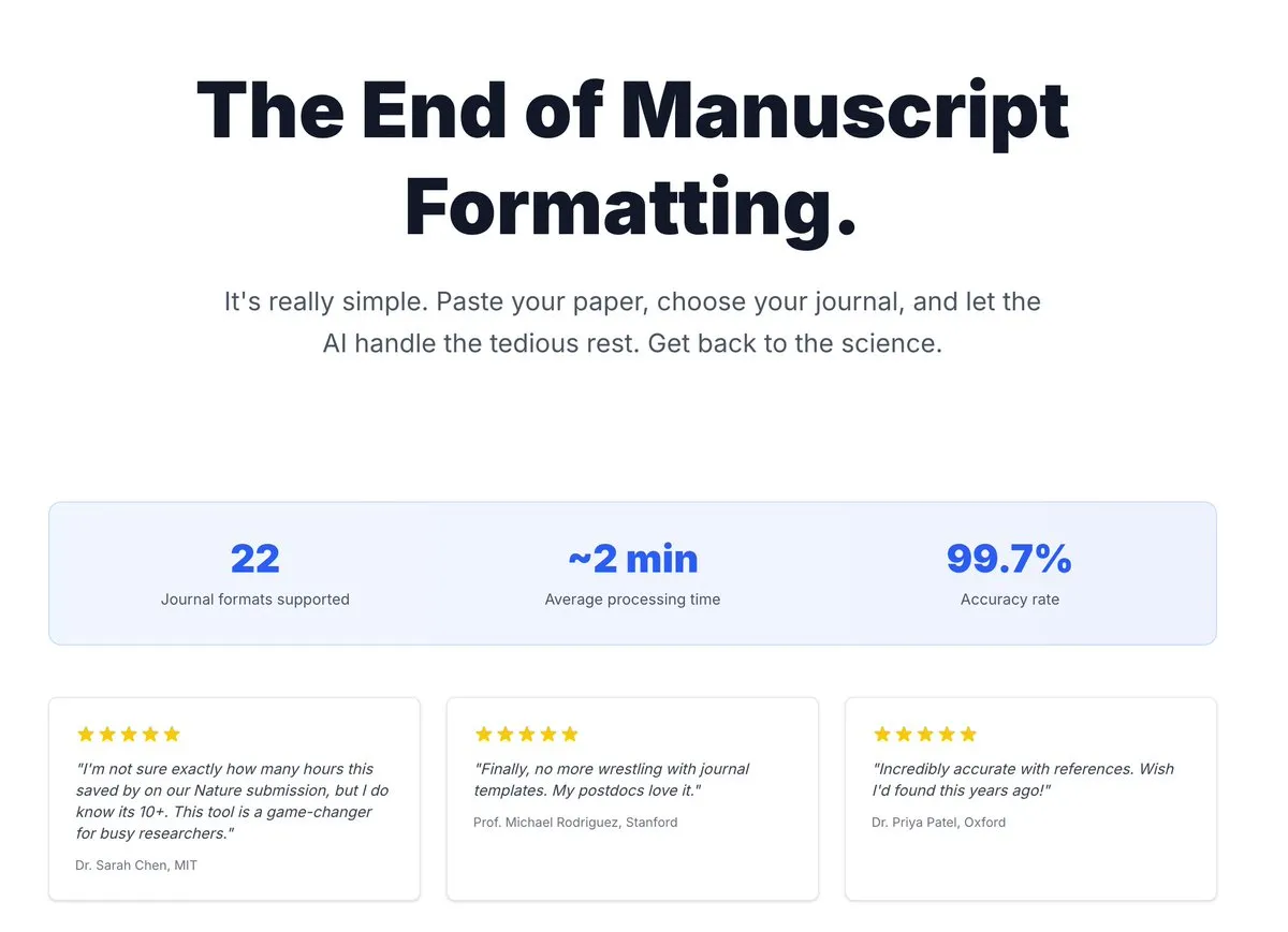 KI-Tool zur Papierformatierung: formatmypaper.com