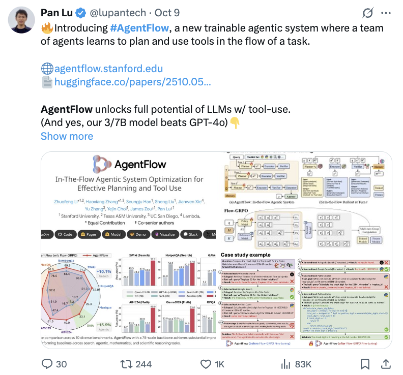 AI online reinforcement learning "learns by doing," Stanford team boosts 7B small model performance, even surpassing GPT-4o