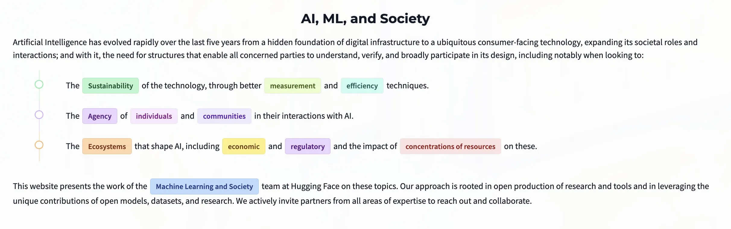Hugging Face ML & Society团队影响