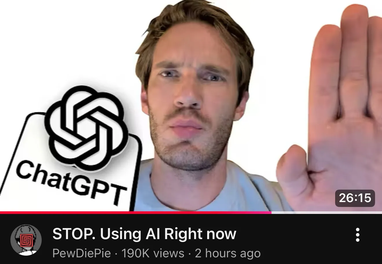 AI技术普及与民主化：PewDiePie自建AI平台